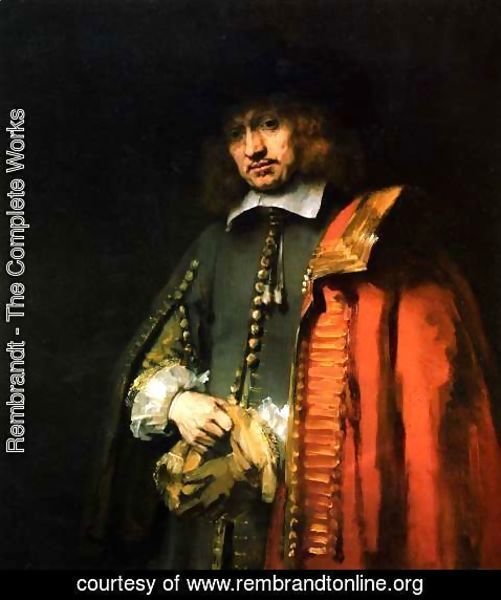 Rembrandt - Portrait of Jan Six 2