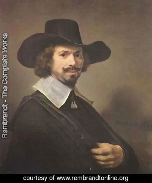 Rembrandt - Portrait of the painter Hendrik Martensz. Sorgh.
