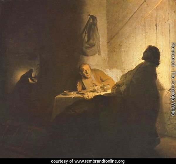 The Supper at Emmaus - Alternate title Christ at Emmaus
