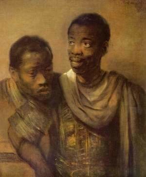 Rembrandt - Two young Africans