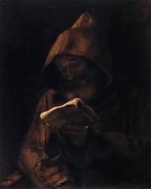 Franciscan Monk Reading