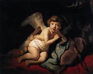 Rembrandt - Cupid with the Soap Bubble