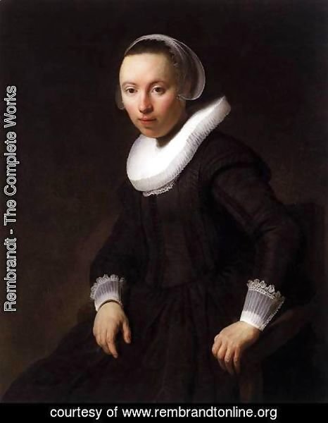 Rembrandt - Portrait of a Young Woman 2