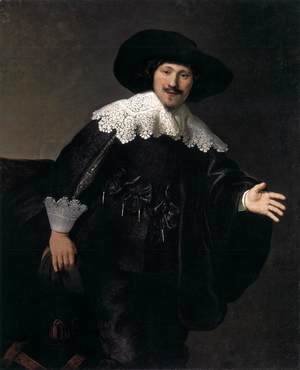 Rembrandt - Portrait of a Man Rising from His Chair