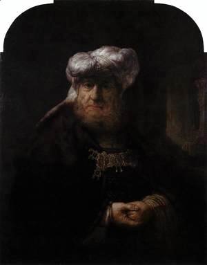 Rembrandt - Man in Oriental Costume