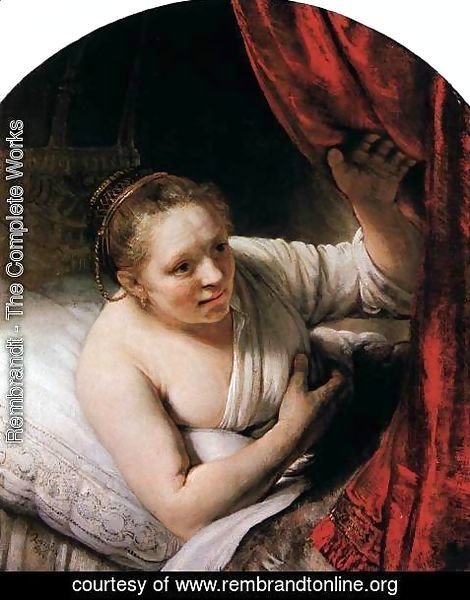 Rembrandt - Hendrickje in Bed