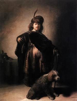 Rembrandt - Self-Portrait with Poodle