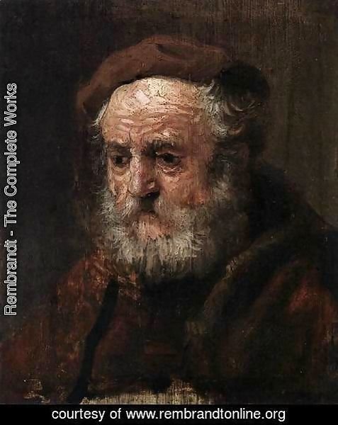 Rembrandt - Study Head of an Old Man