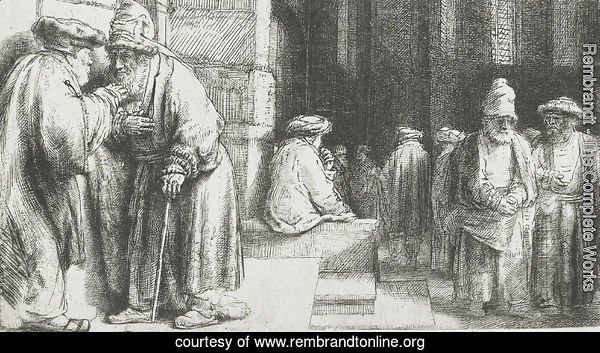 Pharisees in the Temple (Jews in the synagogue)