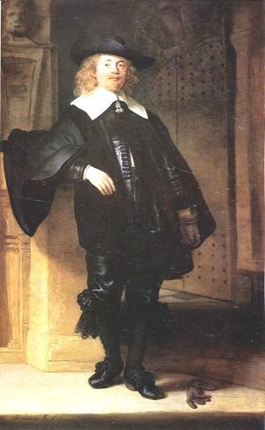 Rembrandt - Full Length Portrait of a Standing Man