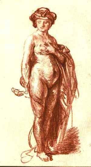 Female Nude with Snake (Cleopatra)