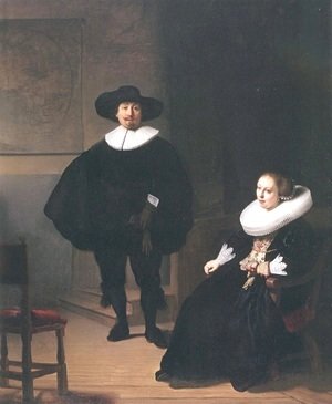 Rembrandt - Portrait of a Couple in an Interior