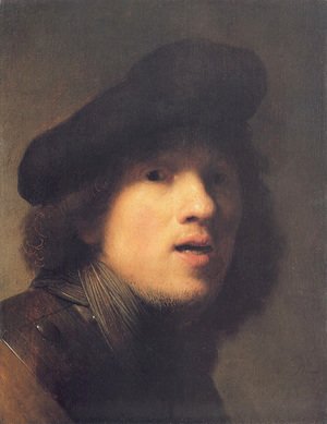 Self-portrait with Gorget and Beret