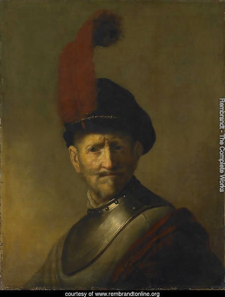 An Old Man in Military Costume (formerly called Portrait of Rembrandt's Father)
