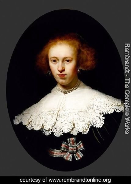 Rembrandt - Portrait of a Young Woman 3