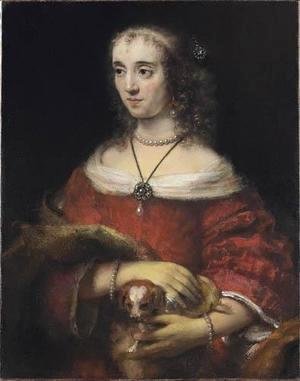 Rembrandt - Portrait of a Woman with a Lapdog
