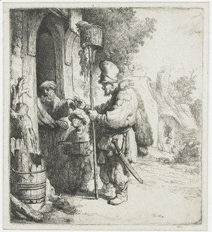 Rembrandt - The rat poison peddler (The rat catcher)