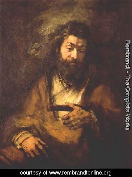 Rembrandt - The Apostle Simon