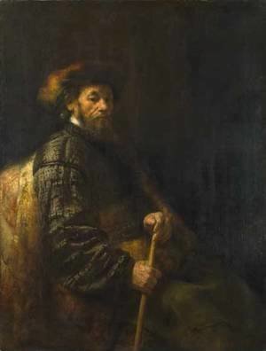 Rembrandt - A Seated Man