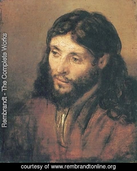 Rembrandt - Head of Christ 2