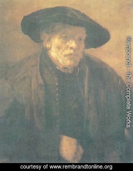 Rembrandt - Old man with a Beret