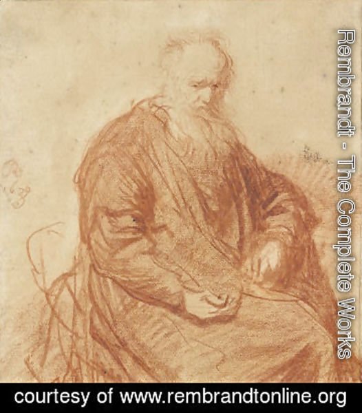 Rembrandt - Seated Old Man