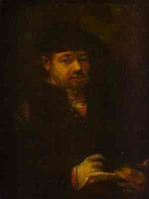 Rembrandt - Self-portrait with a Sketch Book