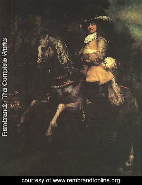 Rembrandt - Frederick Rihel on Horseback