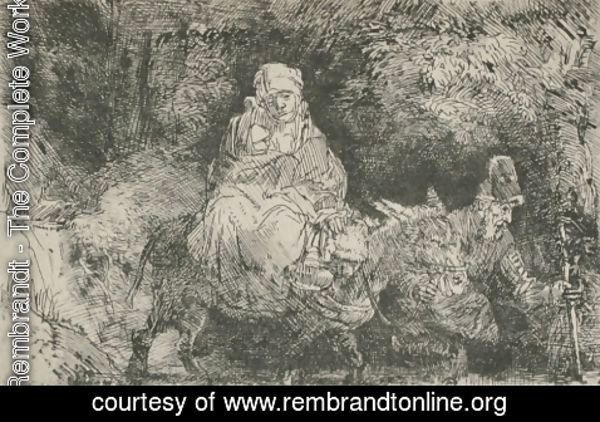 Rembrandt - Jesus and his Parents Returning from Jerusalem