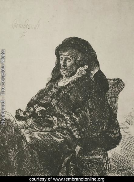 Rembrandt's Mother in a Widow's Dress