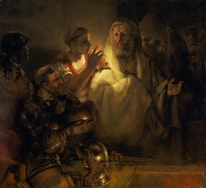Rembrandt - The denial of Peter