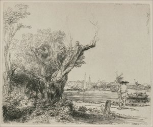 Rembrandt - View of Omval, near Amsterdam