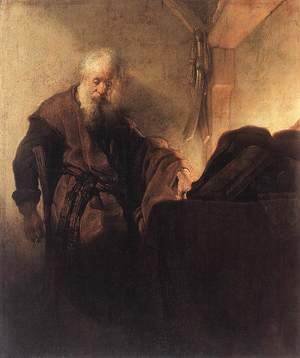 Rembrandt - St Paul at his Writing-Desk 1629-30