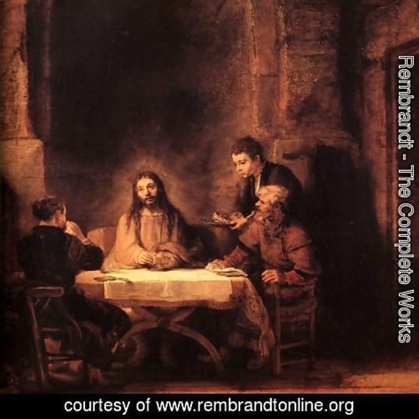 Rembrandt - Supper at Emmaus 1648