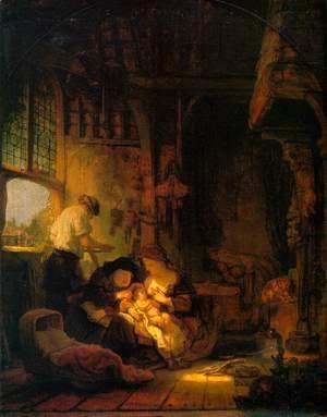 Rembrandt - Holy Family 1640