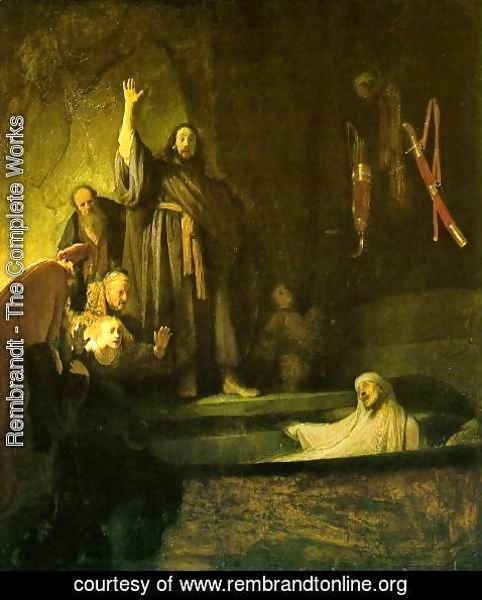 Rembrandt - The Raising of Lazarus c. 1630