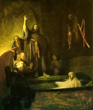 Rembrandt - The Raising of Lazarus c. 1630