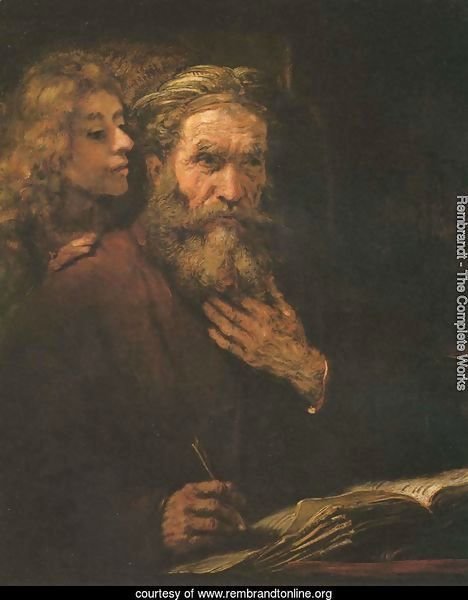 Evangelist Matthew and the Angel 1661