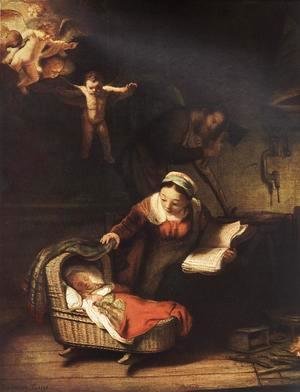 Rembrandt - The Holy Family with Angels 1645