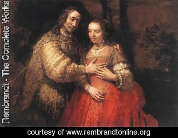 Rembrandt - The Jewish Bride c. 1665