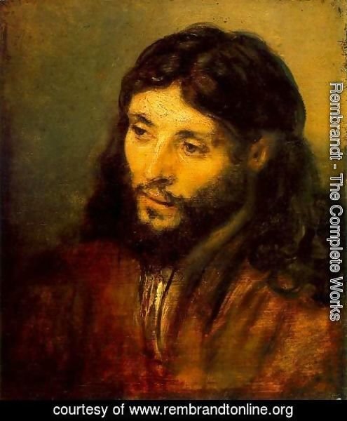 Rembrandt - Young Jew as Christ c. 1656