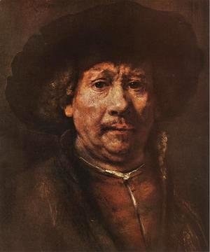 Rembrandt - Little Self-portrait 1656-58