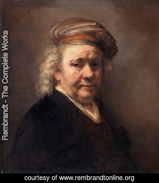 Rembrandt - Self-Portrait (1) 1669