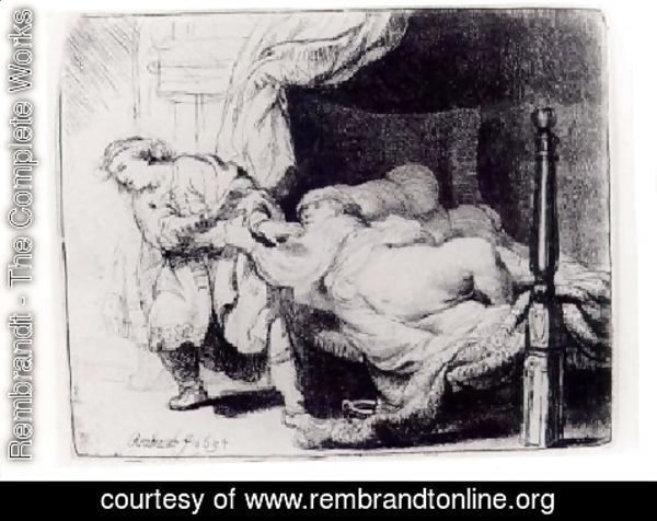 Rembrandt - Joseph and Potiphar's Wife 1634