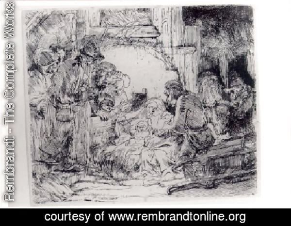 Rembrandt - The Adoration Of The Sheperds With The Lamp