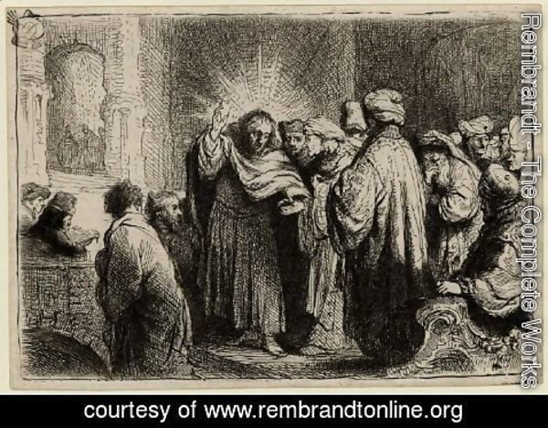 Rembrandt - The Tribute Money