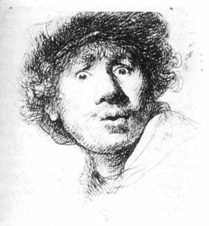 Self-Portrait, Staring 1630