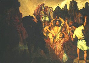 Rembrandt - Stoning of St. Stephen