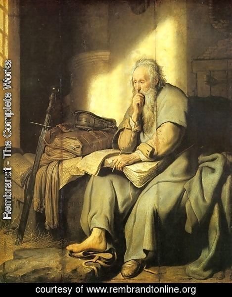 Rembrandt - Apostle Paul in Prison