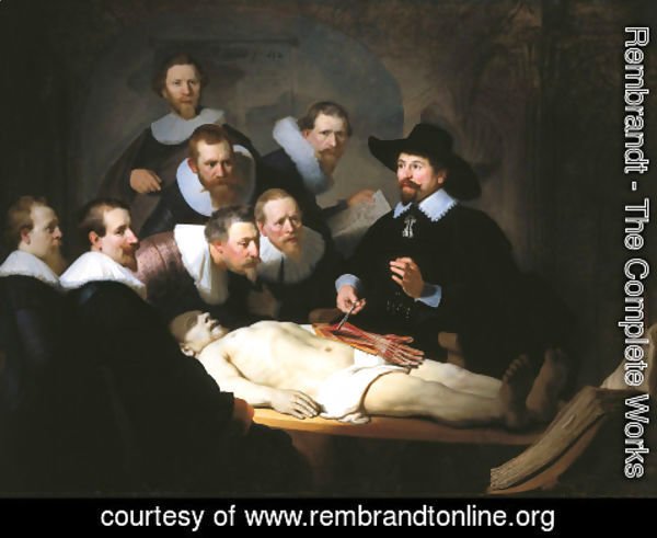 Rembrandt - Anatomy Lesson of Dr Tulp